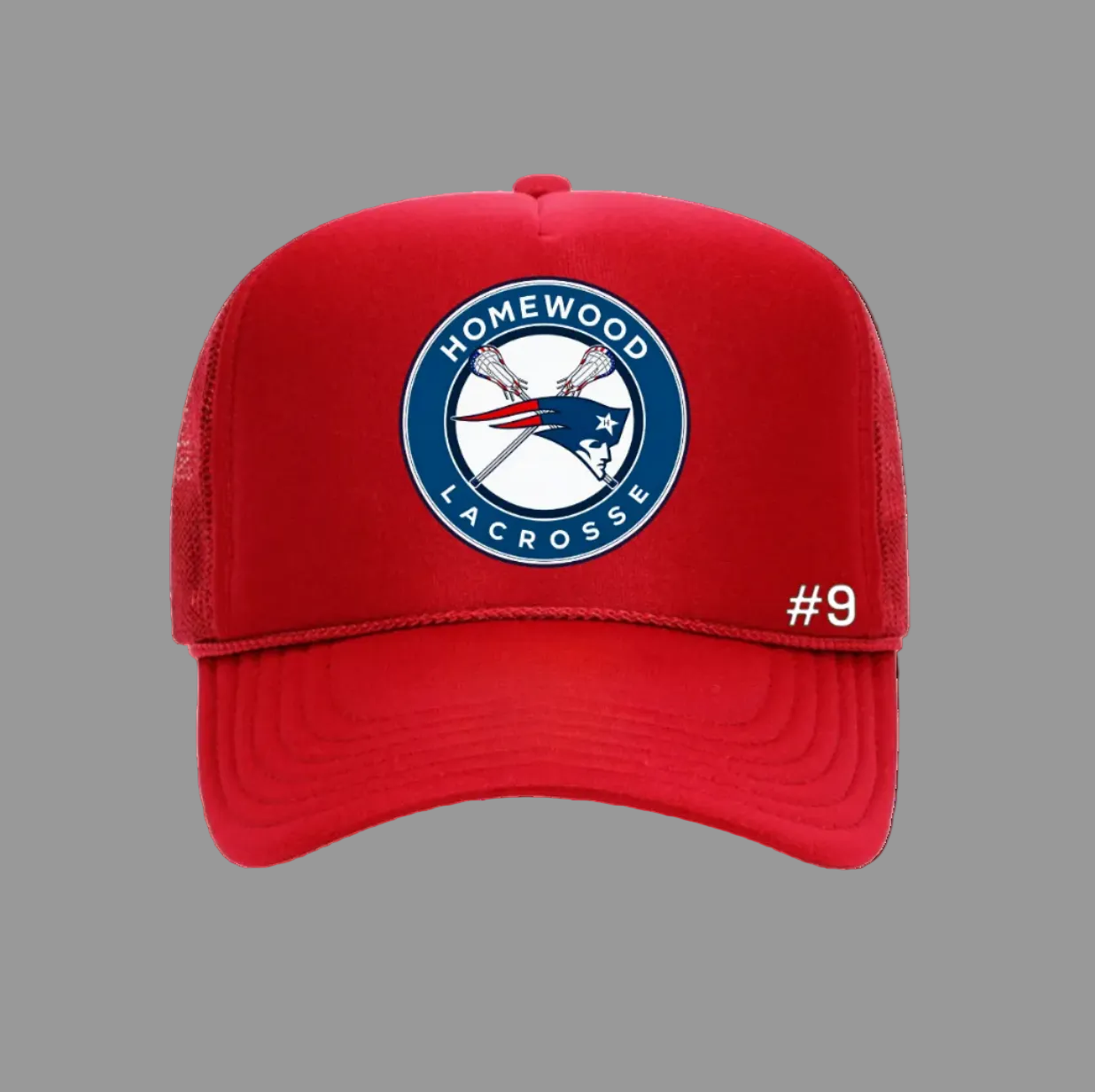 HOMEWOOD LACROSSE HAT-Red