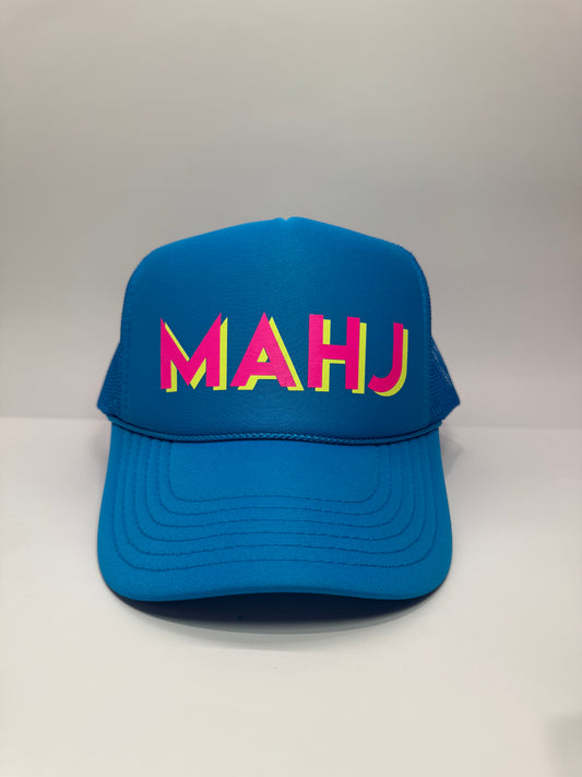 Mahjong-Blue/Pink/Neon