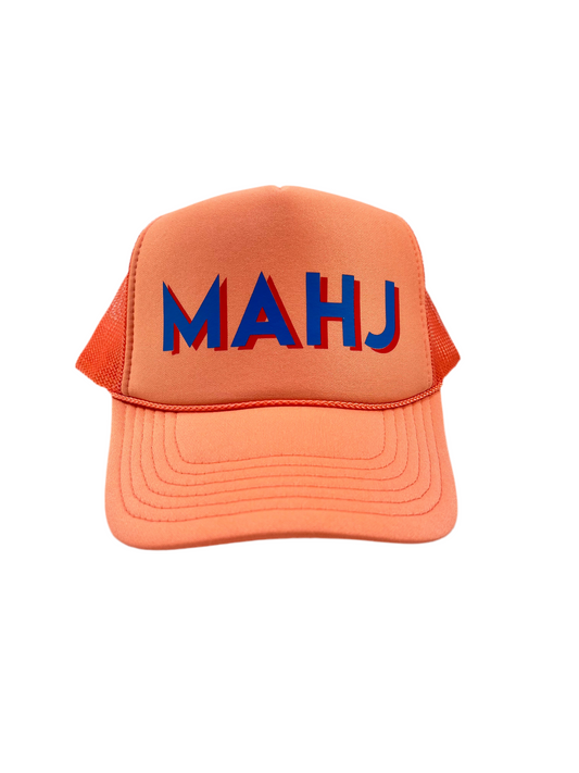 Mahjong-MAHJ coral/blue/red