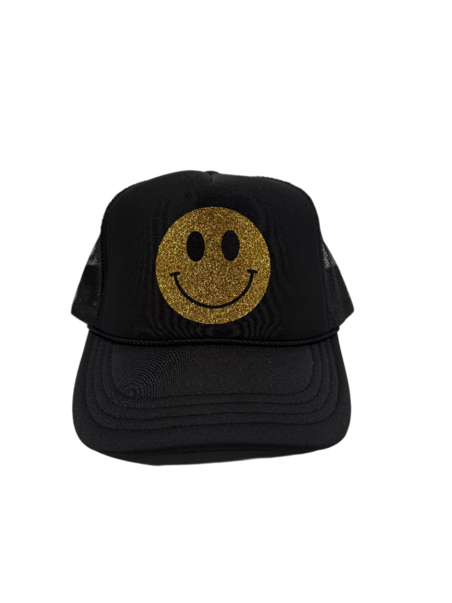 Youth Smiley hat-Gold/Black